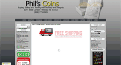 Desktop Screenshot of philscoins.com